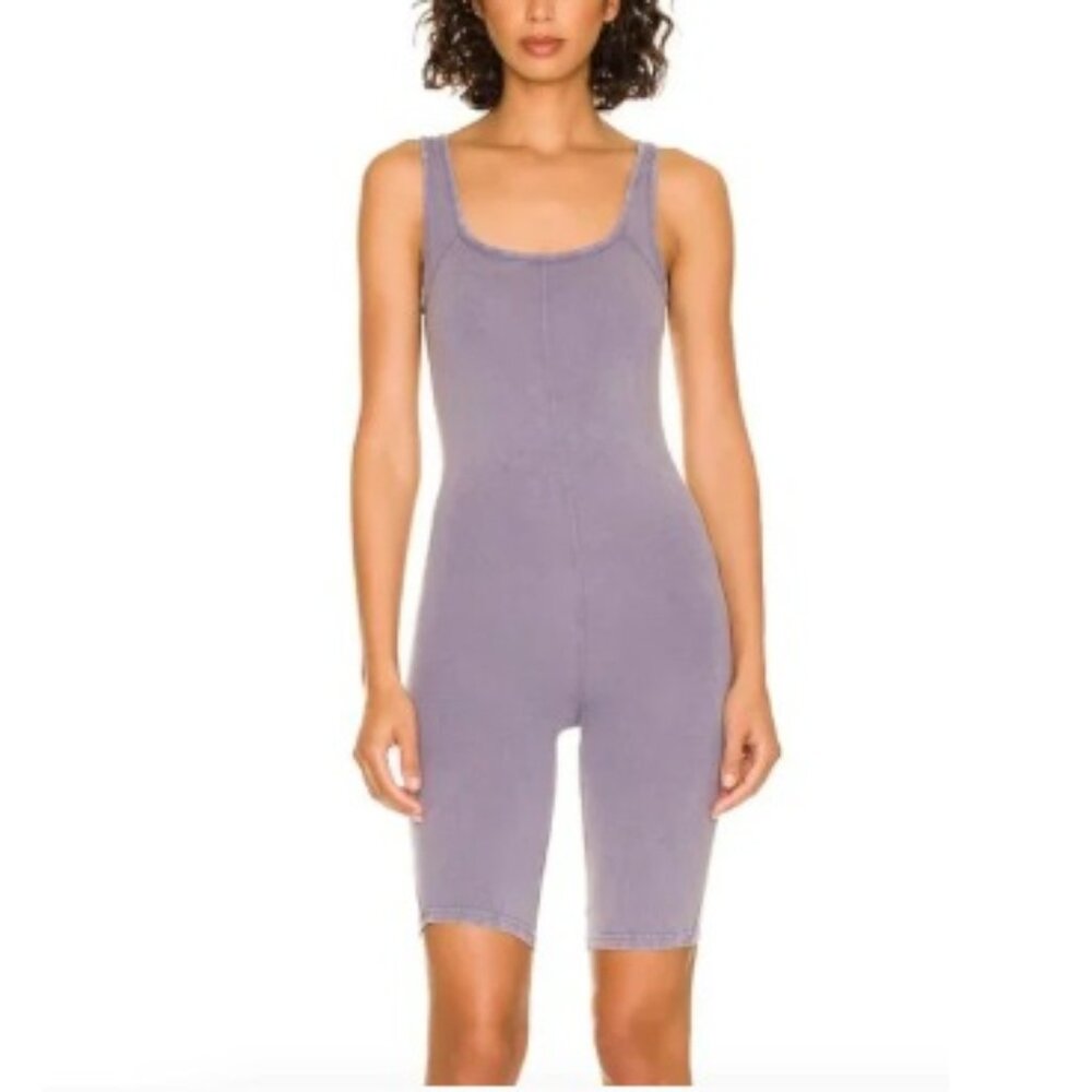Free People Movement Nightingale Purple Hot Shot Romper | Size XS